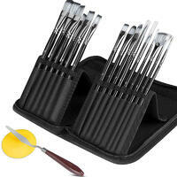 Без бренда «Набор кистей для рисования в чехле, премиум набор (15 нейлоновых кистей, 1 мастихин)» в Тамбове