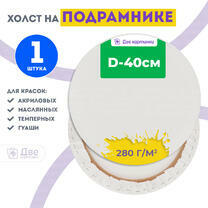 Без бренда «Холст Две картинки круглый 40 см на подрамнике» в Тамбове в интернет-магазине  Без бренда «Холст Две картинки круглый 40 см на подрамнике» в Тамбове