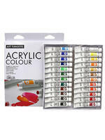 Без бренда «Коробка 24 шт.: Акриловые краски «Две картинки» 24 шт. по 12 мл, проф. пигмент» в Тамбове