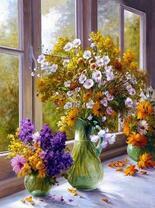 Летние букеты полевых цветов