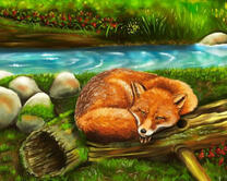 Без бренда «Рыжая лиса у реки» в Тамбове