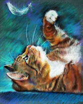 Без бренда «Котенок играет пером» в Тамбове