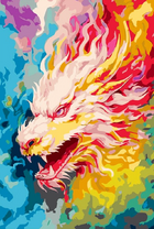 Без бренда «Разноцветный огненный дракон» в Тамбове в интернет-магазине  Без бренда «Разноцветный огненный дракон» в Тамбове