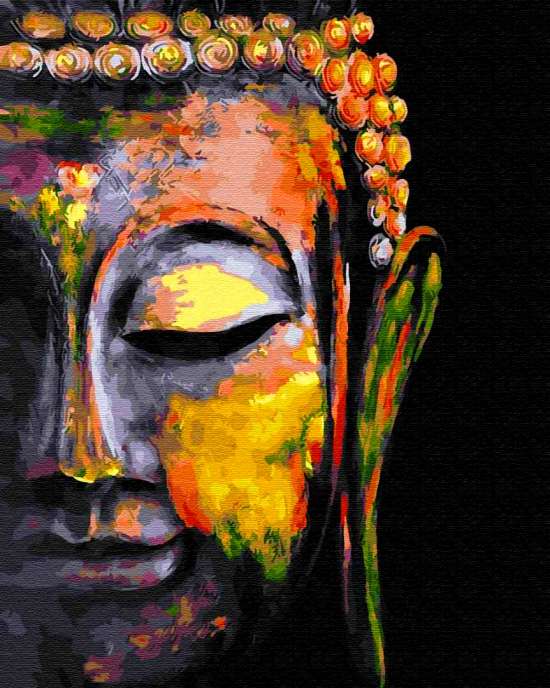 Картина по номерам 40x50 Умиротворённый Будда