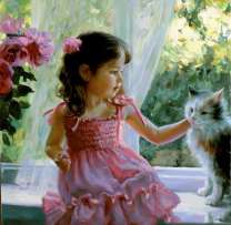 Без бренда «Девочка с кошкой на подоконнике» в Тамбове