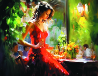 Без бренда «Милая девушка с бокалом шампанского» в Тамбове в интернет-магазине  Без бренда «Милая девушка с бокалом шампанского» в Тамбове