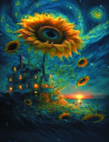 Без бренда «Фэнтези сюжет с подсолнухом» в Тамбове в интернет-магазине  Без бренда «Фэнтези сюжет с подсолнухом» в Тамбове