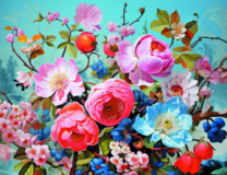 Без бренда «Пионы и другие цветы» в Тамбове в интернет-магазине  Без бренда «Пионы и другие цветы» в Тамбове