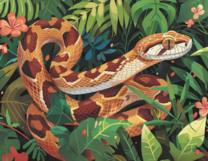 Без бренда «Маисовый полоз в зеленой листве» в Тамбове