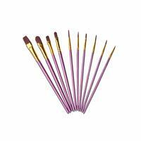 Без бренда «Кисти для рисования набор (10 шт) сиреневые» в Тамбове в интернет-магазине Без бренда «Кисти для рисования набор (10 шт) сиреневые» в Тамбове