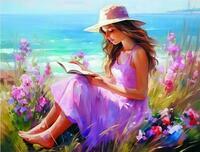 Без бренда «Девочка читает на берегу» в Тамбове в интернет-магазине  Без бренда «Девочка читает на берегу» в Тамбове